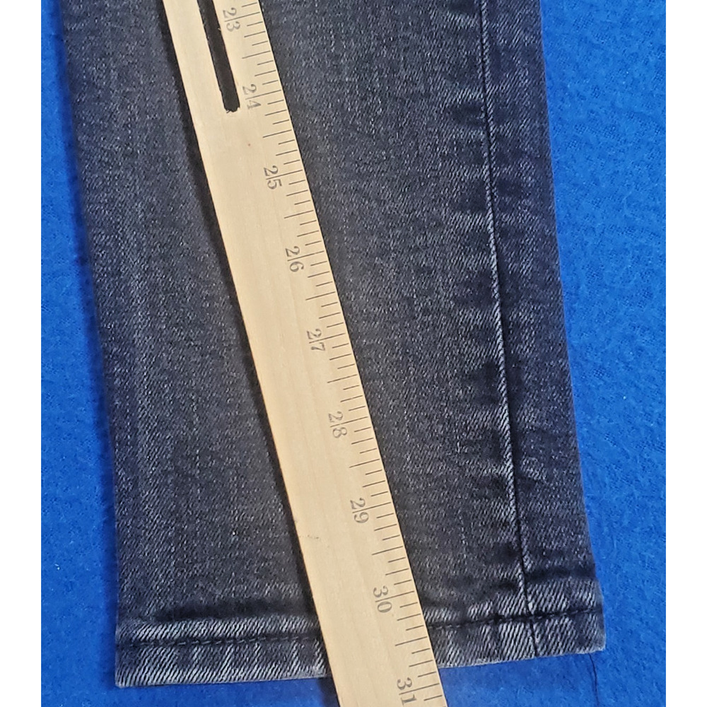 Ksubi Black Denim Skinny Jeans Womens Size 30 Destroyed Ripped Punk StreetweaR - Picture 16 of 16